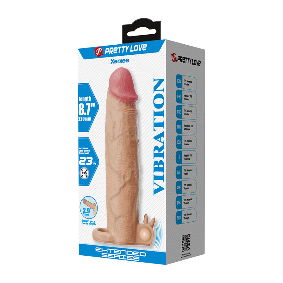 Manchon vibrant avec stimulateur clitorien — PRETTY LOVE MALE
