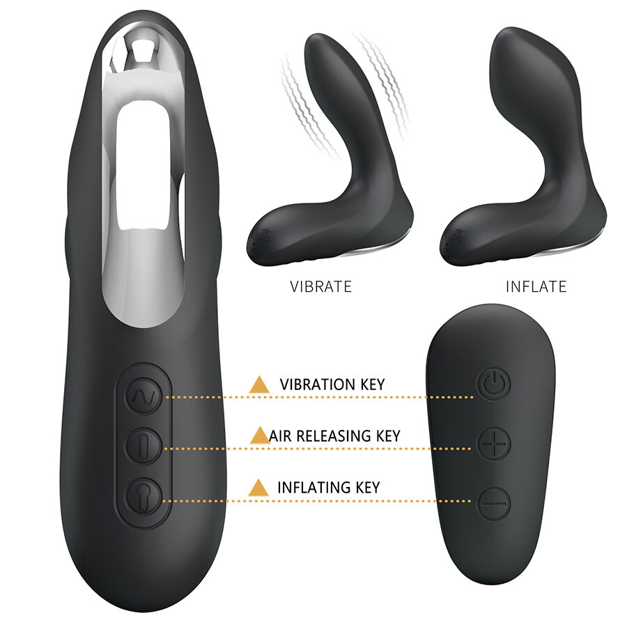 Masseur de prostate gonflable à vibrations — MR PLAY