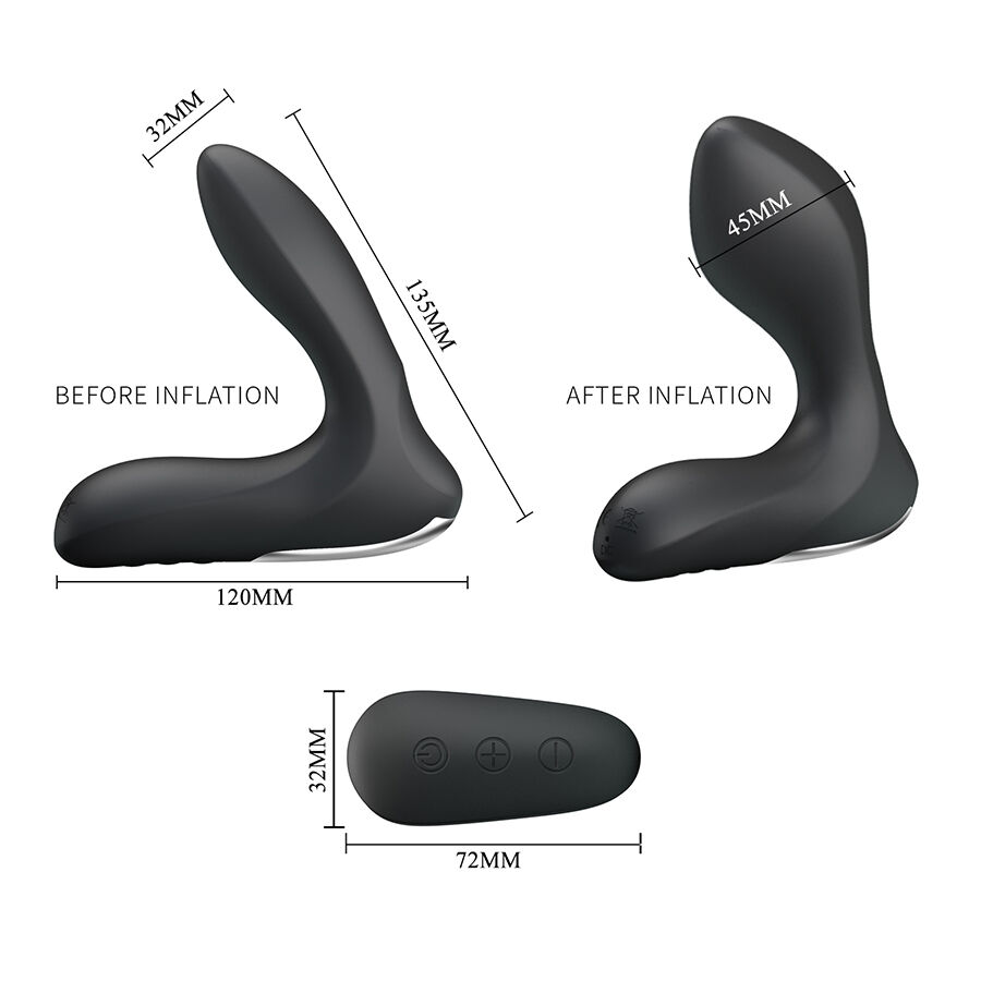 Masseur de prostate gonflable à vibrations — MR PLAY