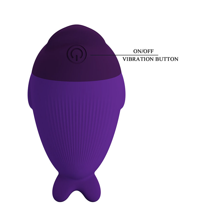 Mini vibromasseur dauphin avec clip — PRETTY LOVE FLIRTATION