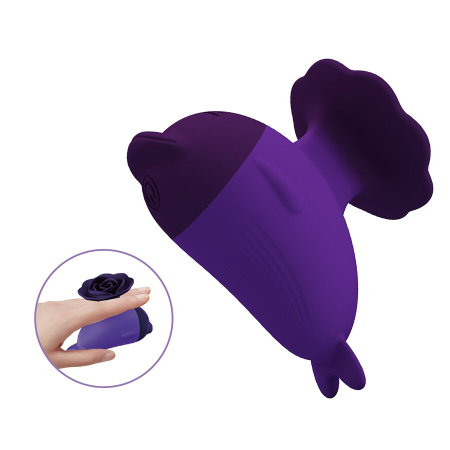 Mini vibromasseur dauphin avec clip — PRETTY LOVE FLIRTATION