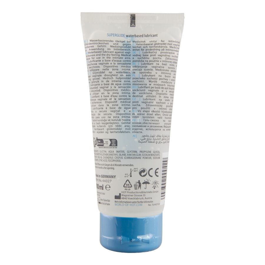 Lubrifiant à base d'eau Superglide Liquid Pleasure 100 ml — HOT