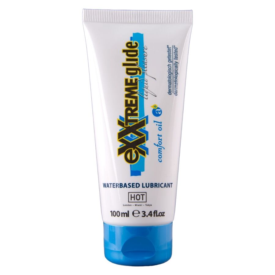 Lubrifiant glide extrême à base d'eau enrichi huile de confort — HOT