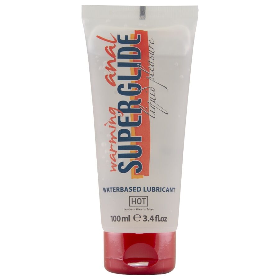 Lubrifiant chauffant anal Superglide 100 ml — HOT