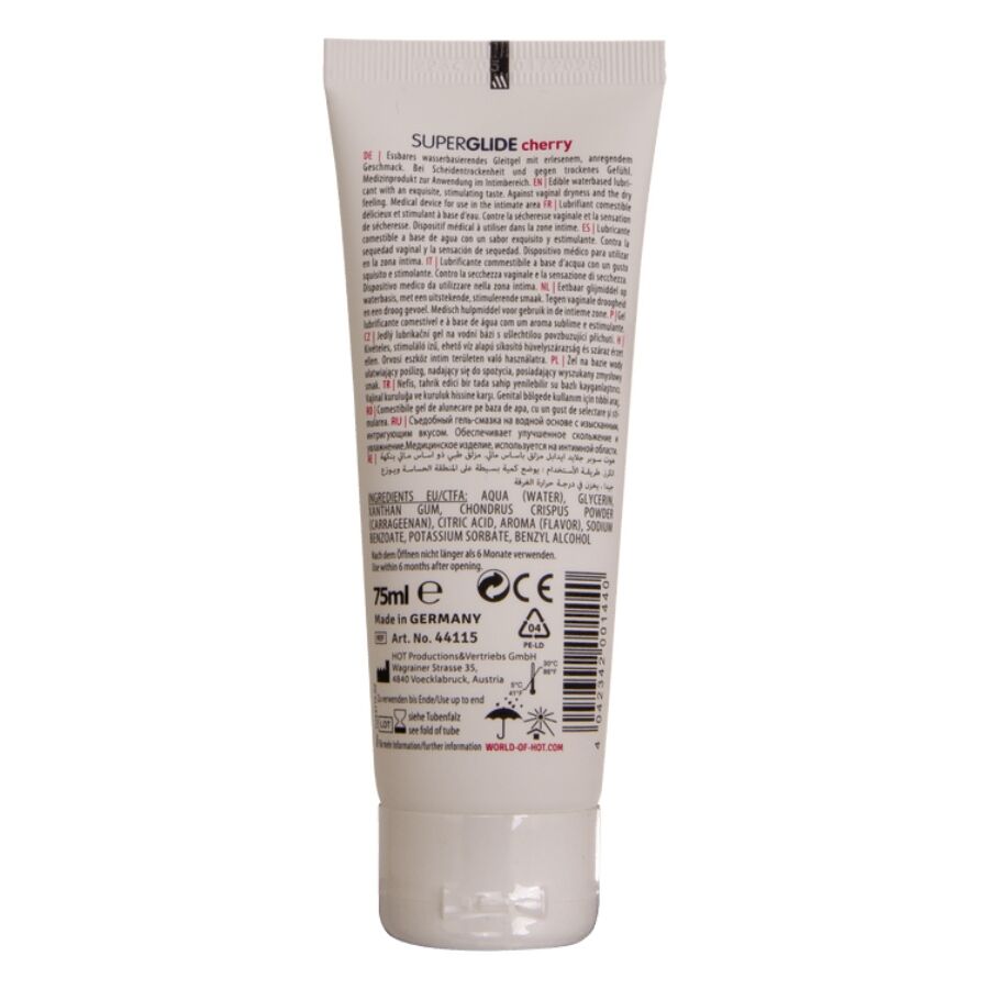 Superglide lubrifiant comestible à la cerise — HOT