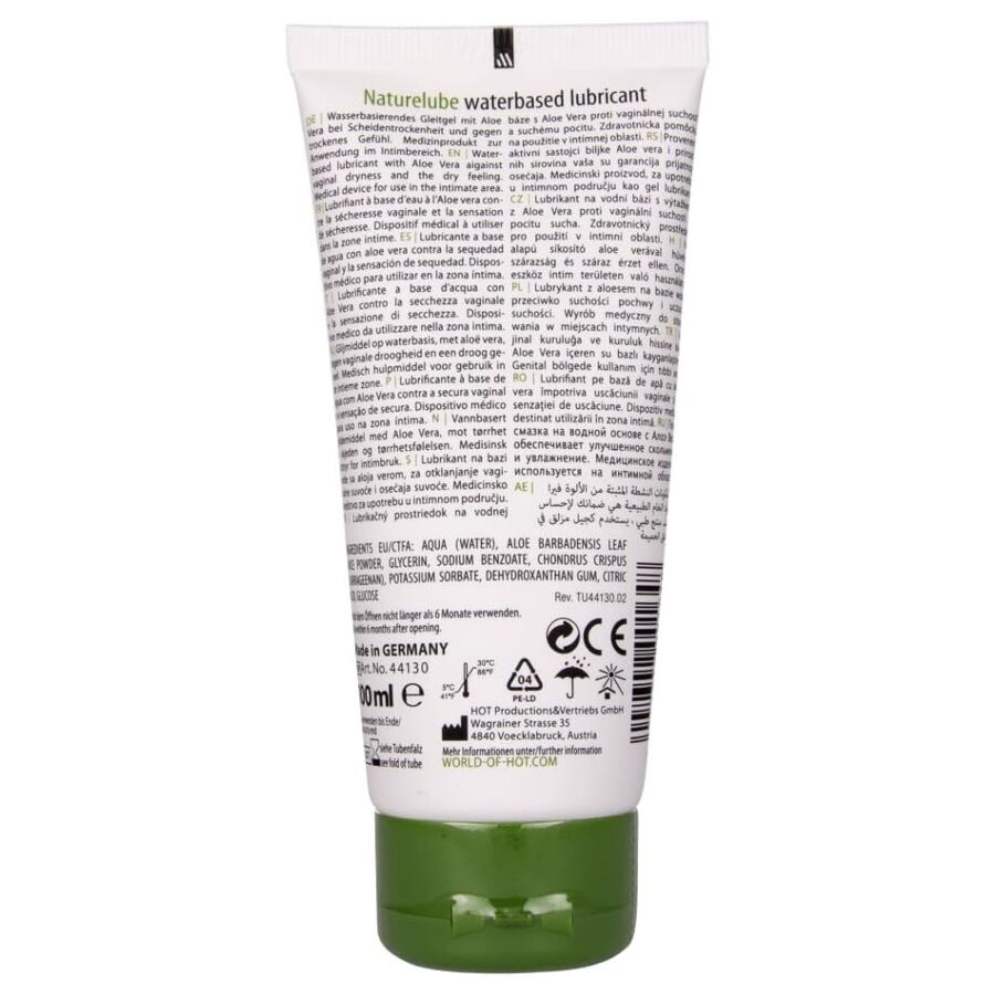 Lubrifiant naturel à base d'eau et d'aloe vera — HOT
