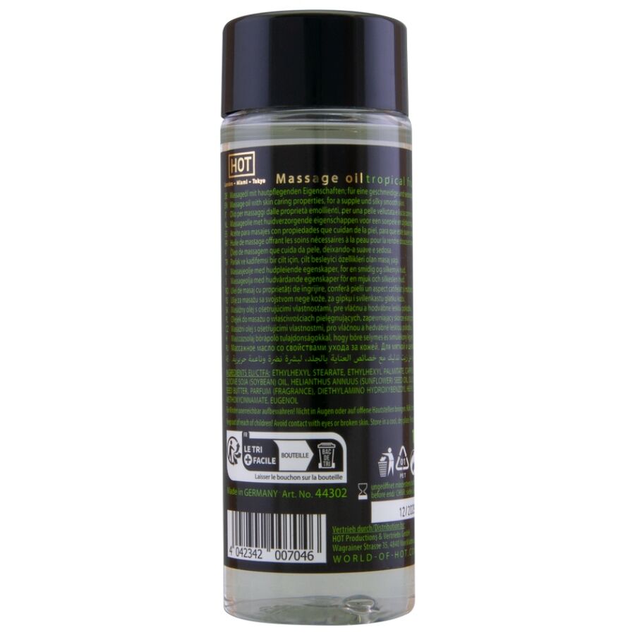 Huile de massage chauffante aux fruits tropicaux — HOT