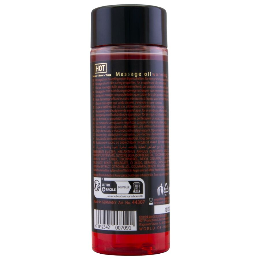 Huile de massage chauffante 100 ml — HOT