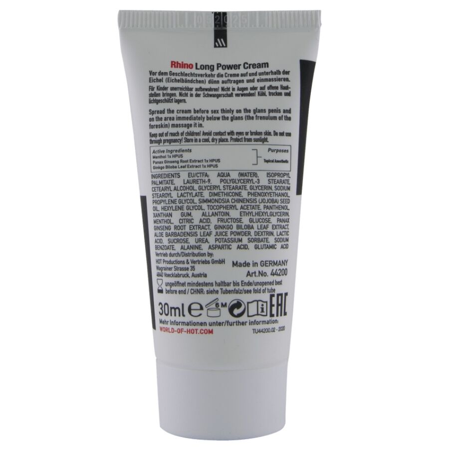 Crème retardante longue durée au ginkgo — HOT