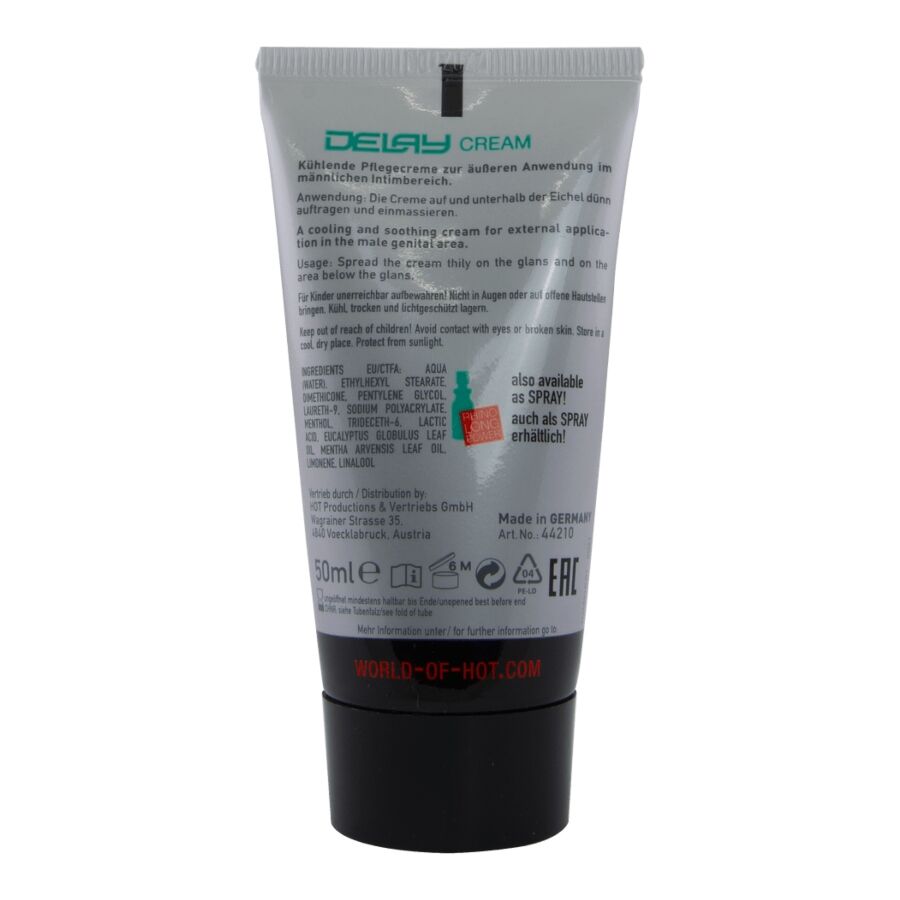 Crème retardante intense fraîcheur — HOT