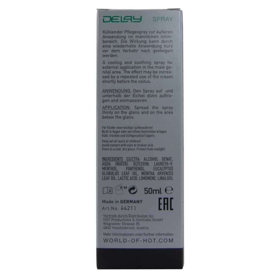 Spray retardant fraîcheur concentré — HOT