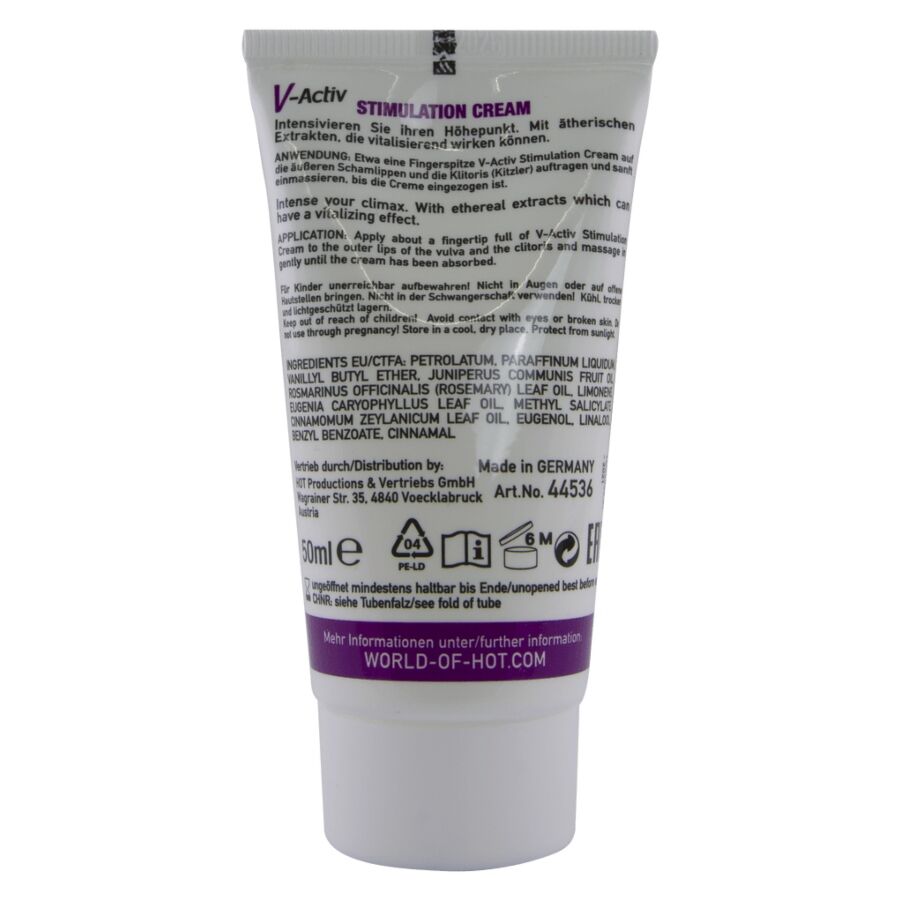 Crème stimulante V-Activ pour elle — HOT