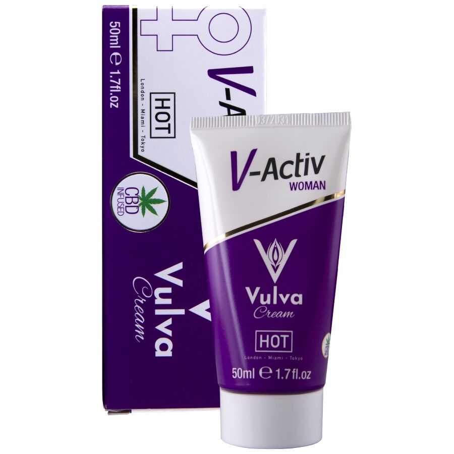 Crème vulvaire au CBD pour sensations intenses — HOT