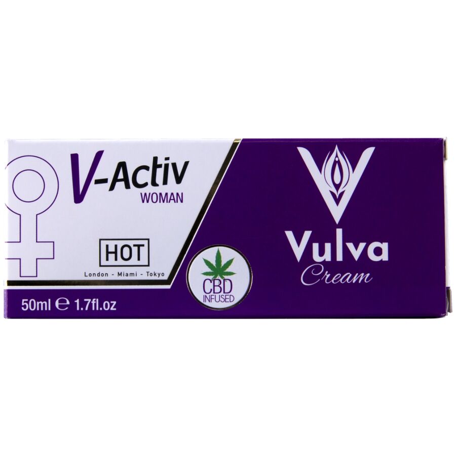 Crème vulvaire au CBD pour sensations intenses — HOT