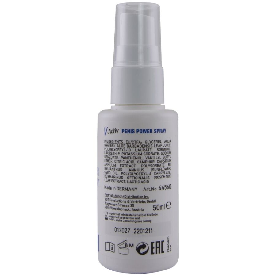 Spray stimulant pour homme à l'aloe vera et capsicum — HOT