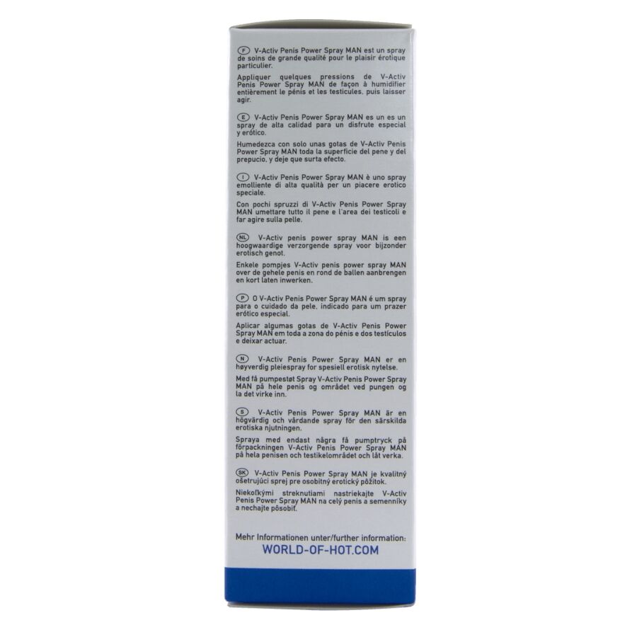 Spray stimulant pour homme à l'aloe vera et capsicum — HOT