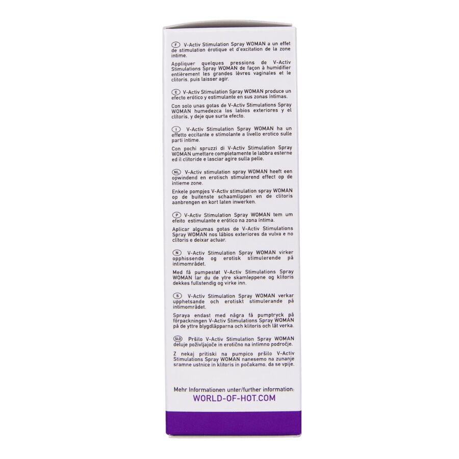 Spray stimulant pour femme à la chaleur subtile — HOT