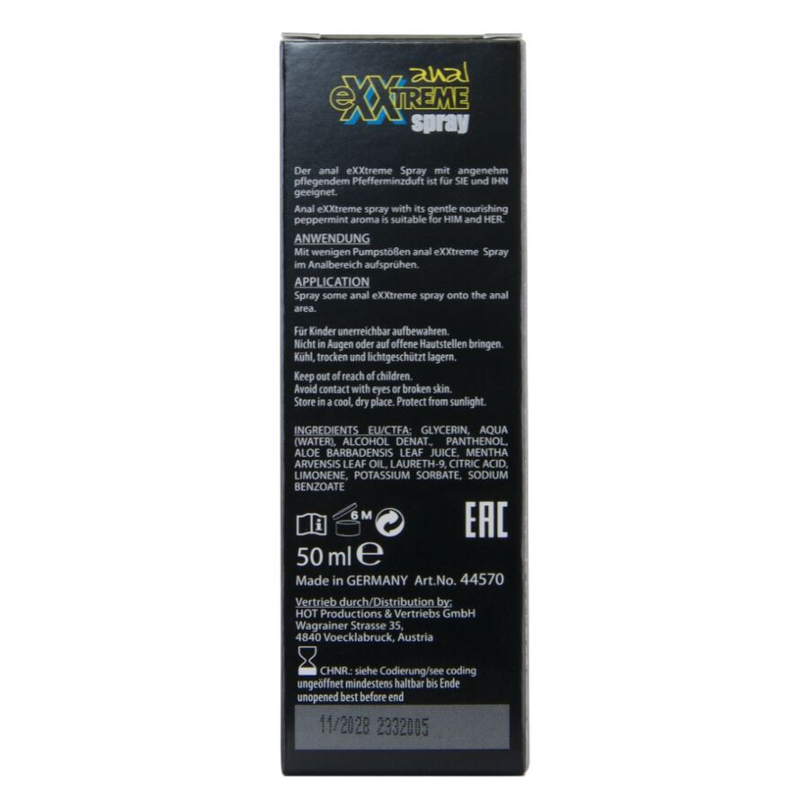 Spray anal confort extrême apaisant et rafraîchissant — HOT