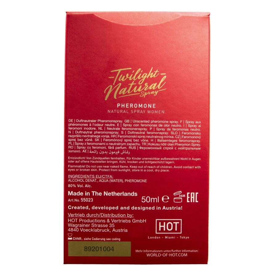 Spray aux phéromones naturelles Twilight — HOT
