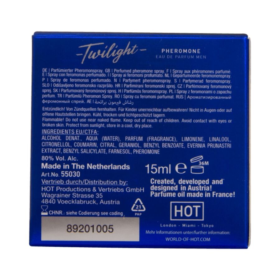 Parfum aux phéromones Twilight pour homme — HOT