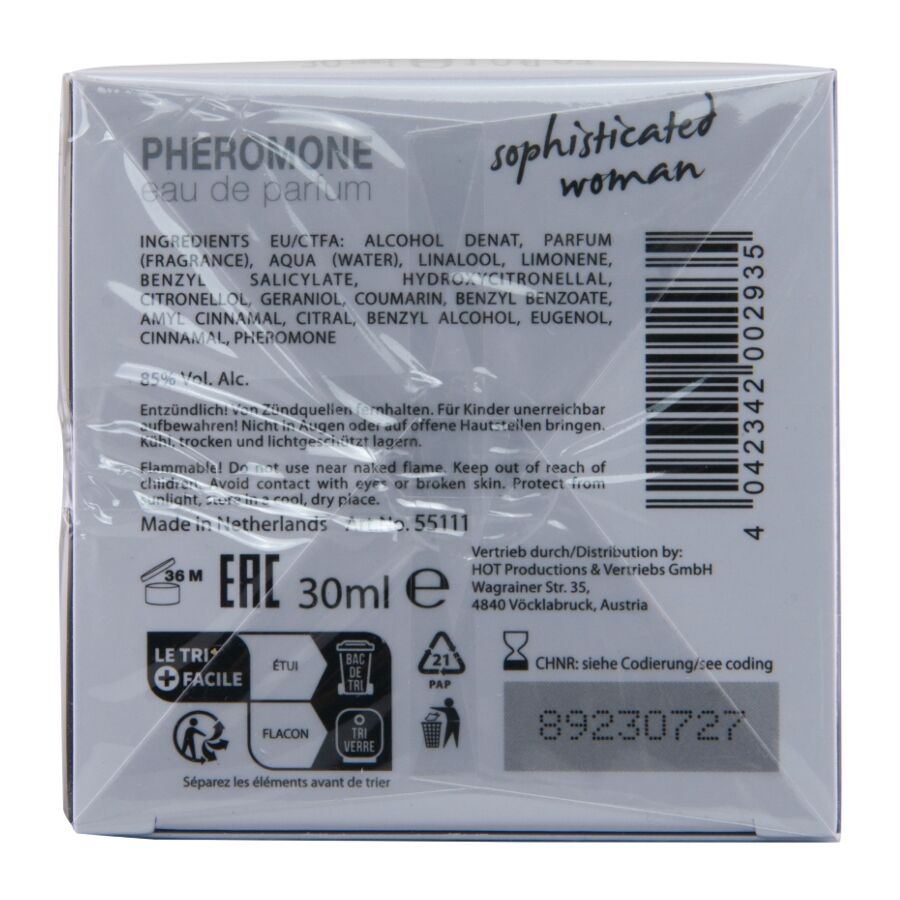 Parfum aux phéromones London Sophisticated Woman — HOT