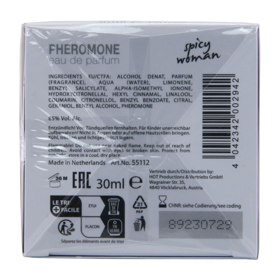 Parfum aux phéromones Miami Spicy Woman 30 ml — HOT