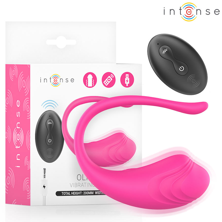 Œuf vibrant télécommandé en silicone — INTENSE REMOTE CONTROL