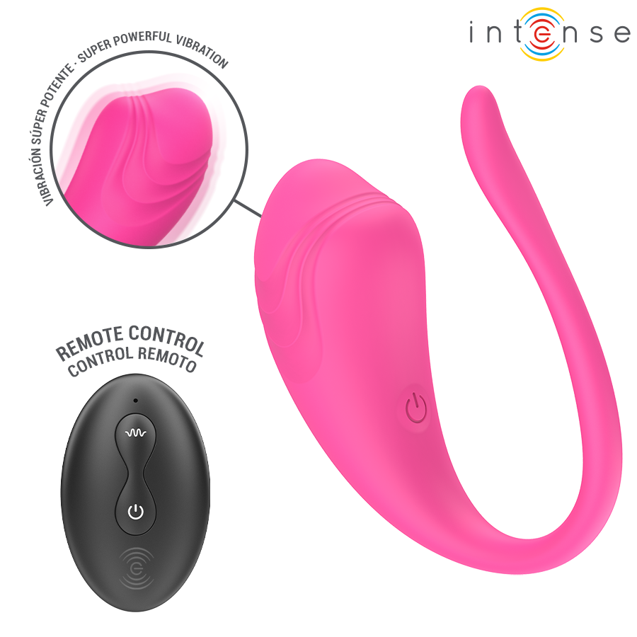 Œuf vibrant télécommandé en silicone — INTENSE REMOTE CONTROL