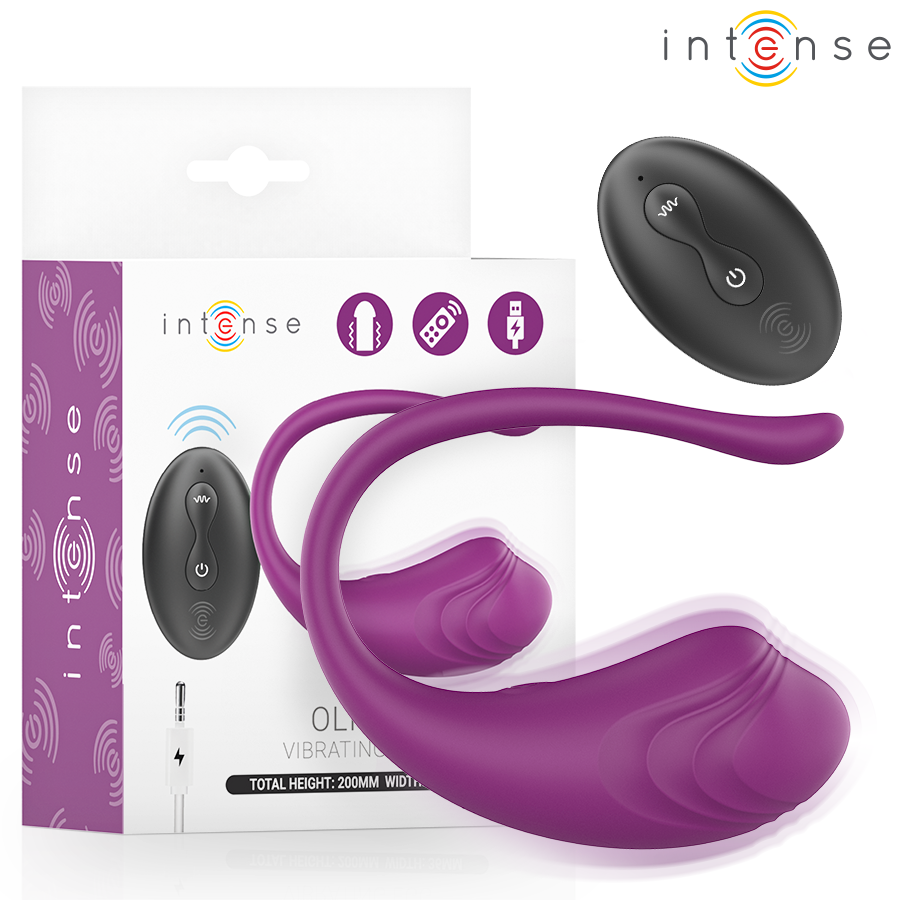 Œuf vibrant télécommandé Olivia — INTENSE REMOTE CONTROL