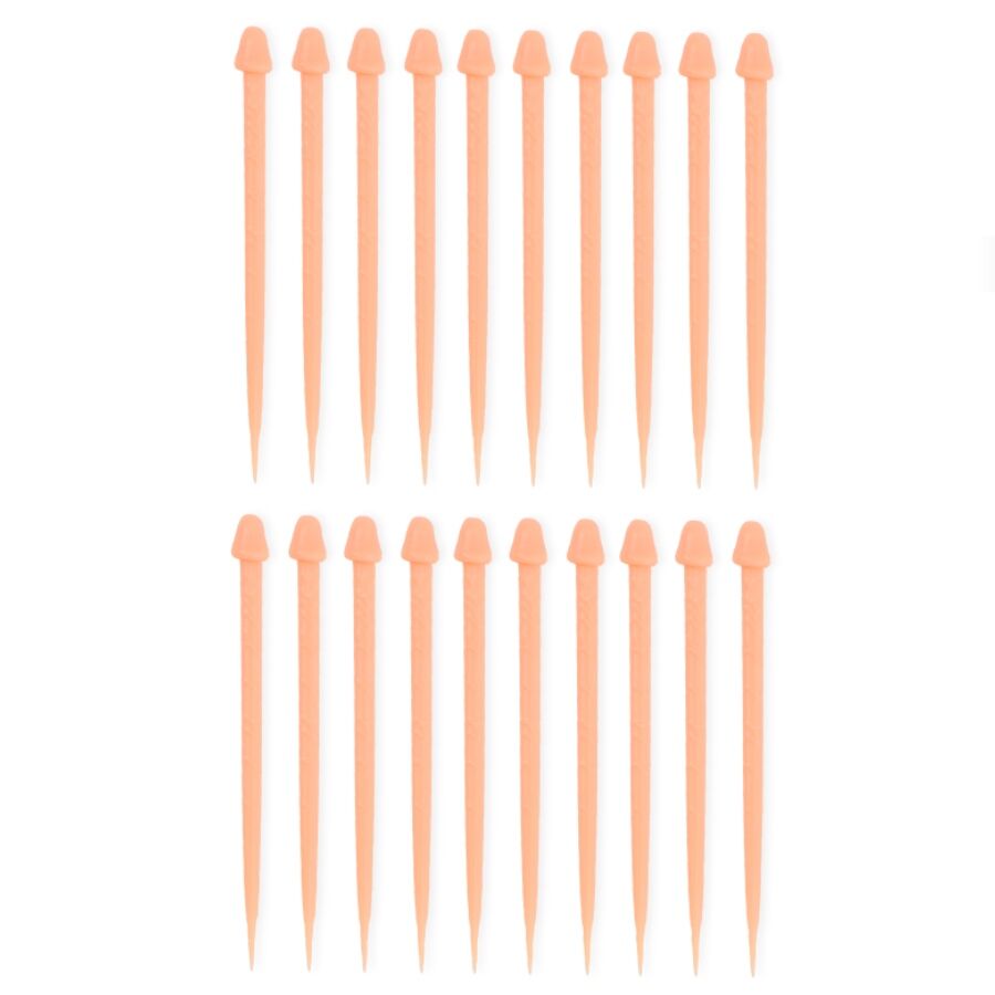 Piques apéritif impertinents en forme de pénis (lot de 20) — DIABLO PICANTE