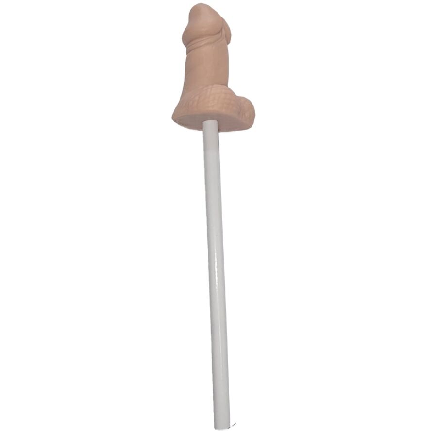 Porte-crayon ludique à texture douce teinte naturelle — DIABLO PICANTE