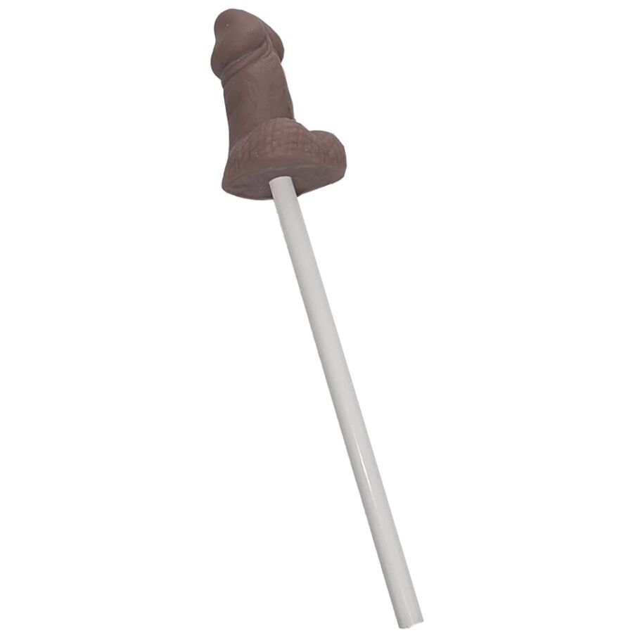 Crayon pénis souple ton foncé — DIABLO PICANTE