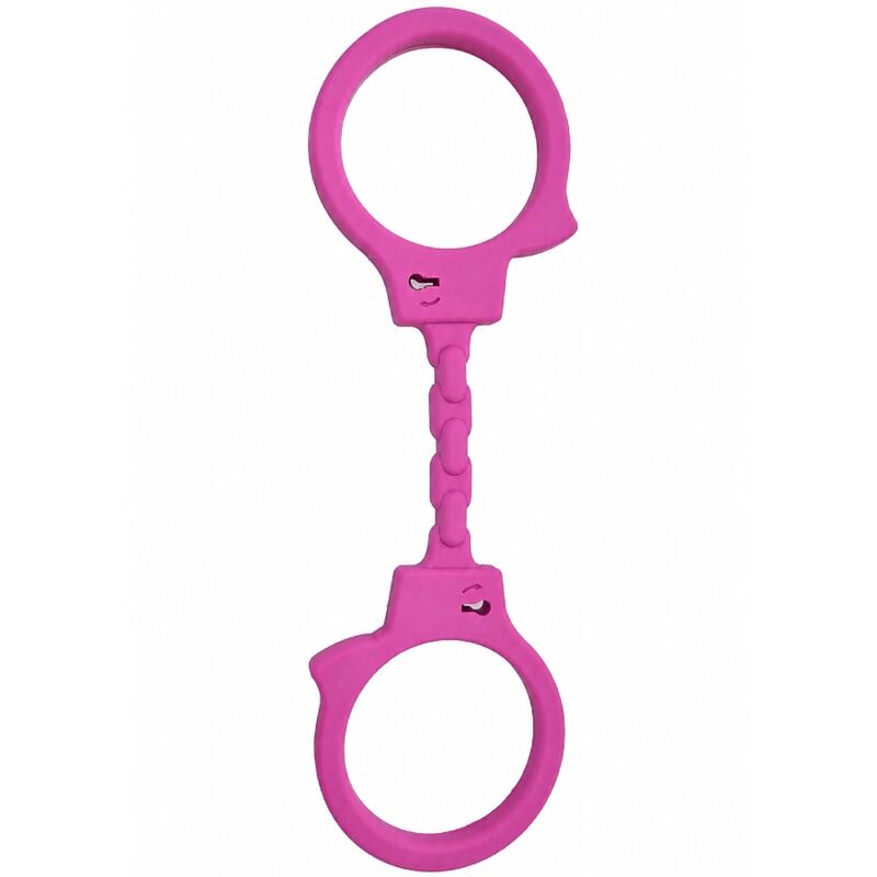 Menottes en silicone fuchsia — DIABLO PICANTE