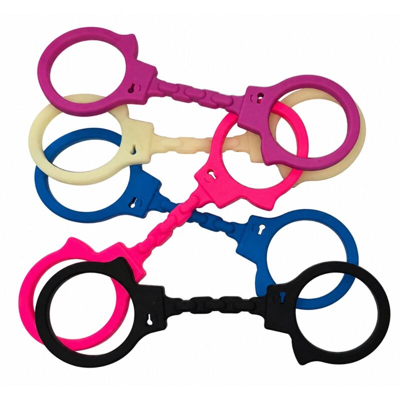 Menottes en silicone fuchsia — DIABLO PICANTE