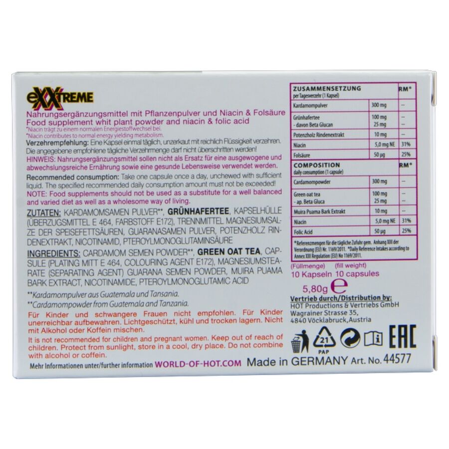 Gélules vitalité féminine libido — HOT