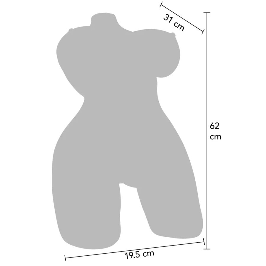 Torso masturbador hiperrealista de doble entrada — HIDDEN DESIRE