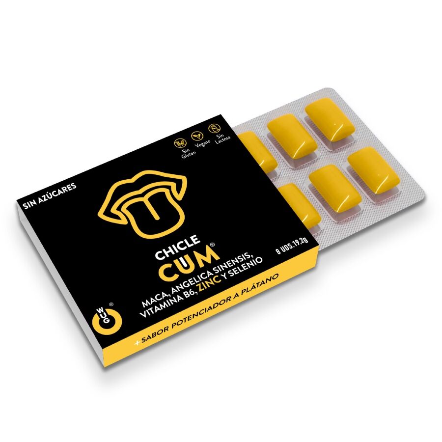 Gommes à mâcher saveur banane pour le bien-être masculin — WUG SEX SENSE