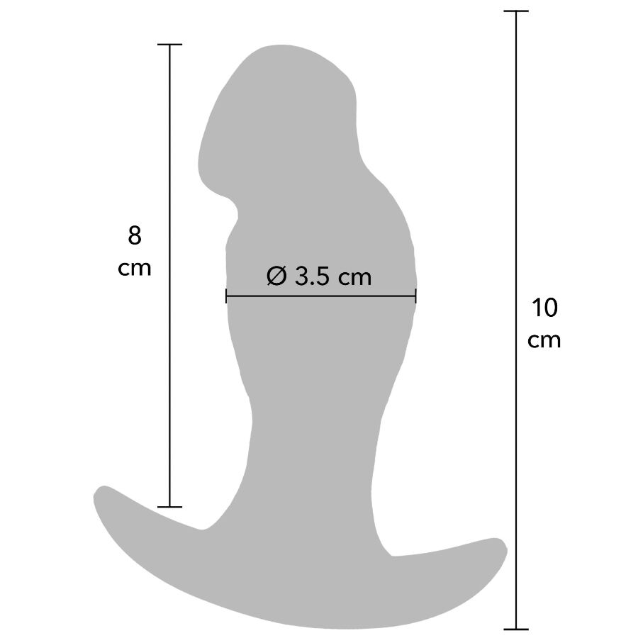 Plug anal hyperréaliste compact — HIDDEN DESIRE