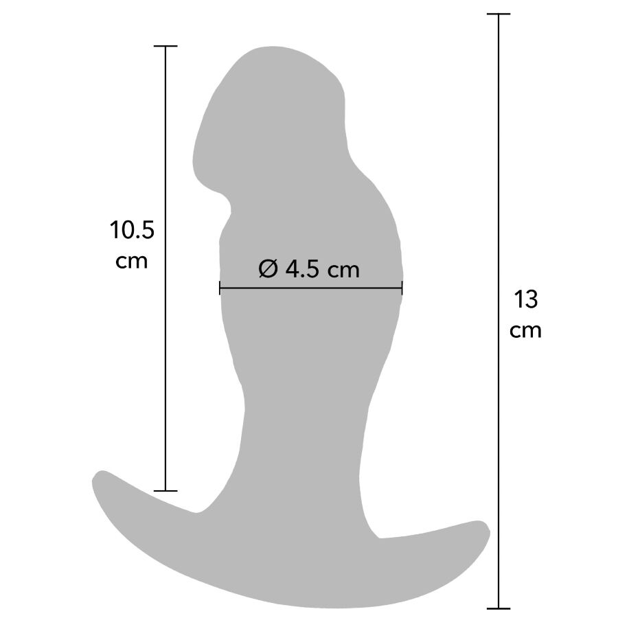 Plug anal réaliste Inferno 13 cm — HIDDEN DESIRE