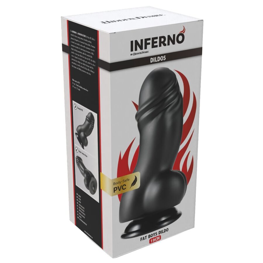 Gode volumineux incurvé Fat Boys 19 cm — HIDDEN DESIRE