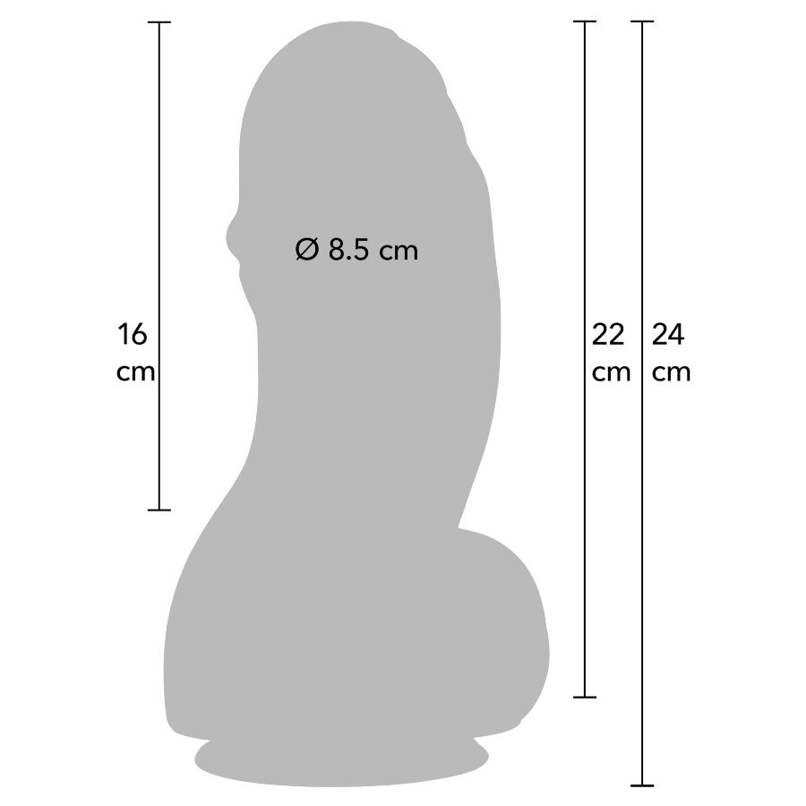 Gode volume extrême Inferno Fat Boys 22 cm — HIDDEN DESIRE