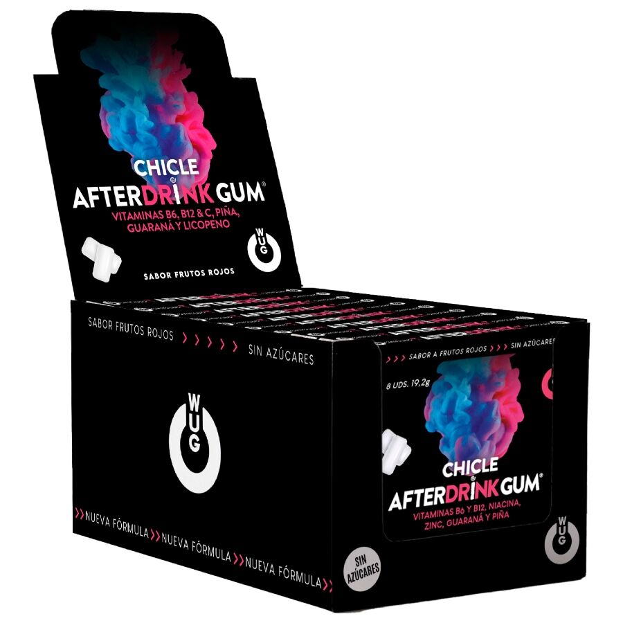 Gommes à mâcher revitalisantes après l'alcool — WUG GUM