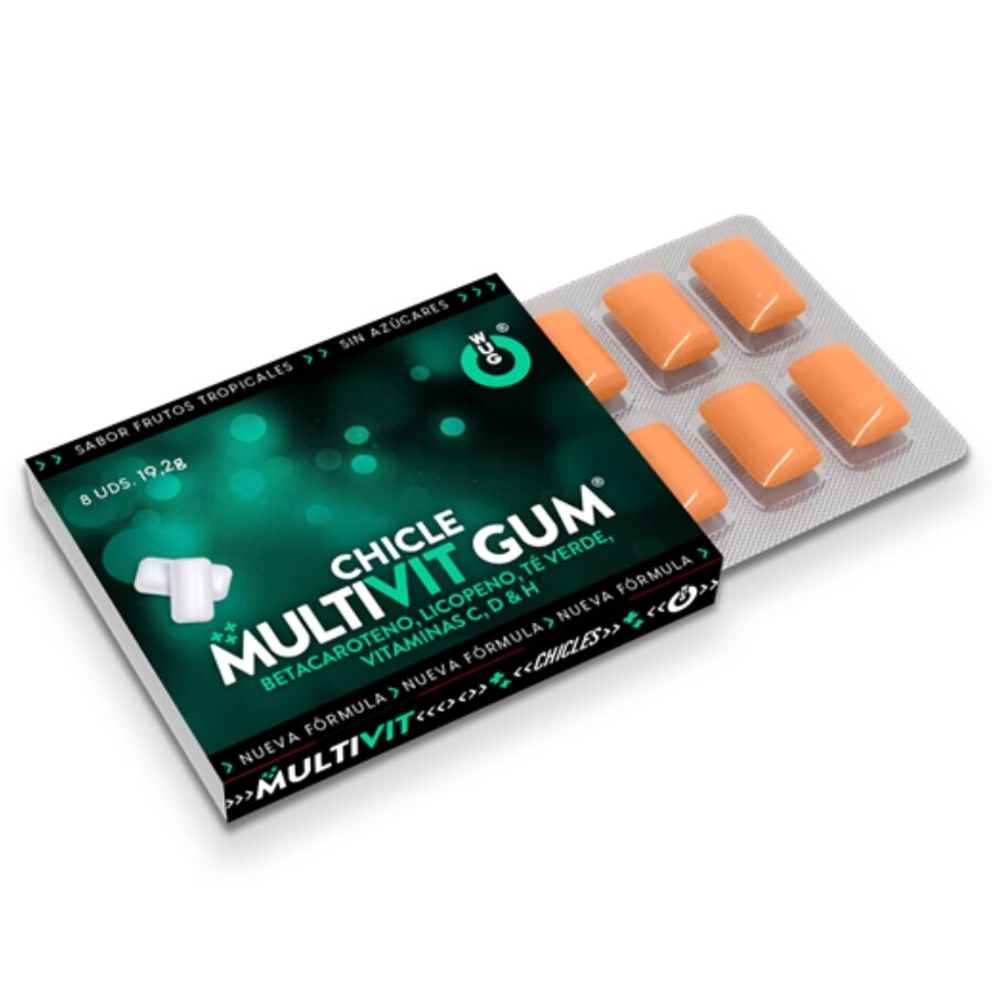 Gommes multivitaminées immunité saveur tropicale — WUG GUM