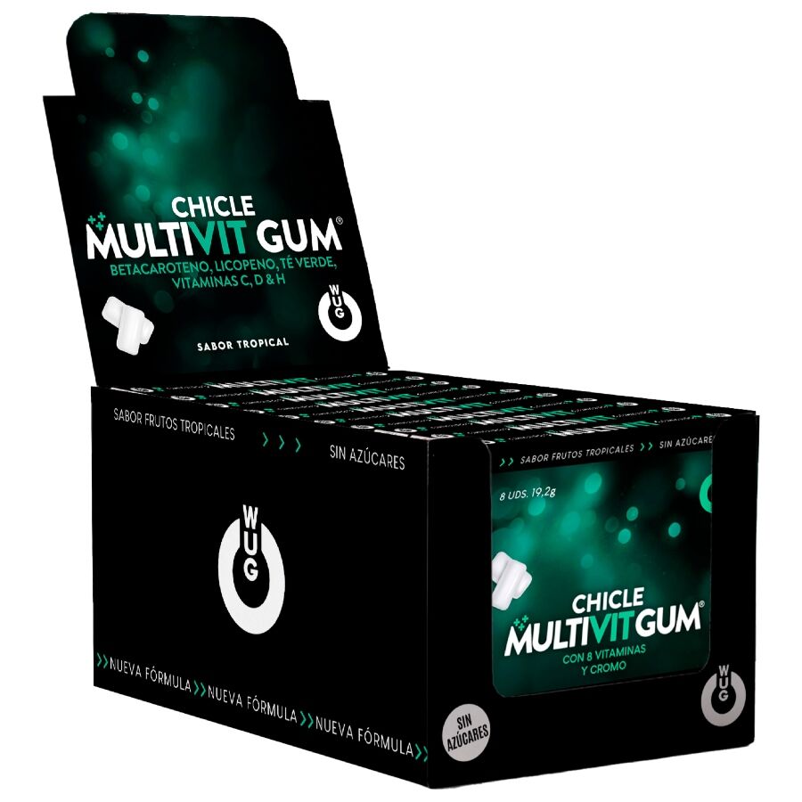 Gommes multivitaminées défense immunitaire saveur tropicale — WUG GUM