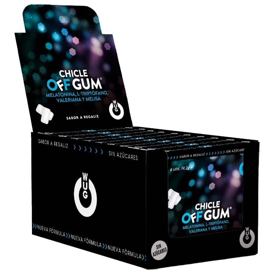 Gommes apaisantes à la valériane, mélisse, tryptophane et mélatonine — WUG GUM