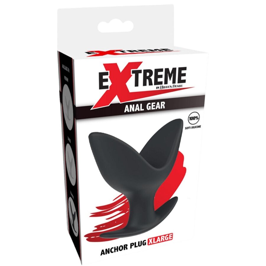 Plug anal XL avec ancre d'expansion — HIDDEN DESIRE