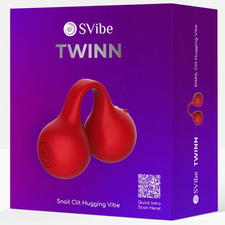 Vibrateur à doigts double cerise — SNAIL VIBE