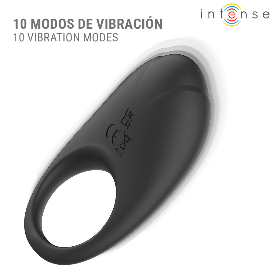 Anneau vibrant avec stimulateur clitoridien — INTENSE FOR HIM