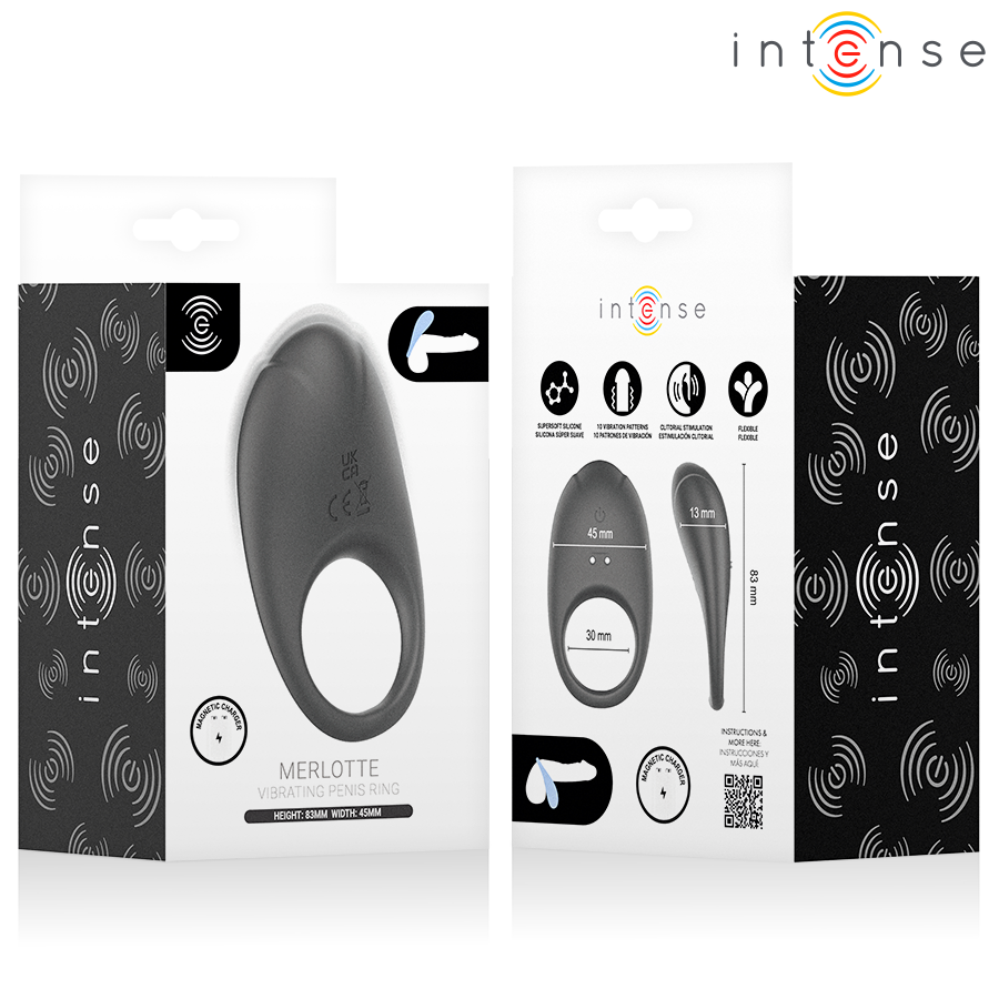 Anneau vibrant avec stimulateur clitoridien — INTENSE FOR HIM