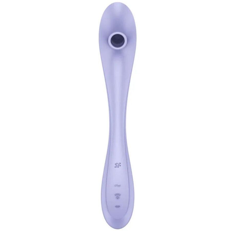 Stimulateur vibrant à pulsations d'air double action — SATISFYER AIR PULSE